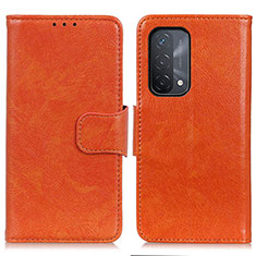 Custodia Portafoglio In Pelle Cover con Supporto N05P per OnePlus Nord N200 5G Arancione