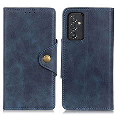 Custodia Portafoglio In Pelle Cover con Supporto N06P per Samsung Galaxy A05s Blu