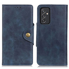 Custodia Portafoglio In Pelle Cover con Supporto N06P per Samsung Galaxy A15 5G Blu