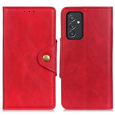 Custodia Portafoglio In Pelle Cover con Supporto N06P per Samsung Galaxy A15 5G Rosso