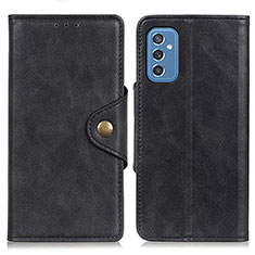 Custodia Portafoglio In Pelle Cover con Supporto N06P per Samsung Galaxy M52 5G Nero