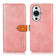 Custodia Portafoglio In Pelle Cover con Supporto N07P per Huawei Nova 11 Pro Rosa