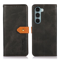 Custodia Portafoglio In Pelle Cover con Supporto N07P per Motorola Moto Edge S30 5G Nero