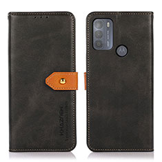Custodia Portafoglio In Pelle Cover con Supporto N07P per Motorola Moto G50 Nero