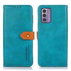Custodia Portafoglio In Pelle Cover con Supporto N07P per Nokia G310 5G Ciano