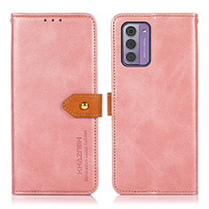 Custodia Portafoglio In Pelle Cover con Supporto N07P per Nokia G42 5G Rosa