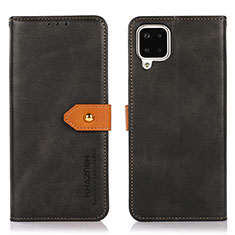 Custodia Portafoglio In Pelle Cover con Supporto N07P per Samsung Galaxy A12 5G Nero