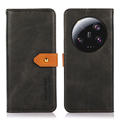 Custodia Portafoglio In Pelle Cover con Supporto N07P per Xiaomi Mi 13 Ultra 5G Nero