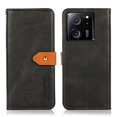 Custodia Portafoglio In Pelle Cover con Supporto N07P per Xiaomi Mi 13T 5G Nero