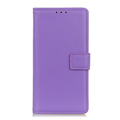 Custodia Portafoglio In Pelle Cover con Supporto N08 per Huawei P40 Pro Lavanda