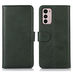 Custodia Portafoglio In Pelle Cover con Supporto N08P per Motorola Moto G42 Verde