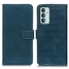 Custodia Portafoglio In Pelle Cover con Supporto N08P per Samsung Galaxy F13 4G Verde