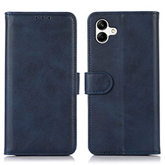 Custodia Portafoglio In Pelle Cover con Supporto N08P per Samsung Galaxy M04 Blu