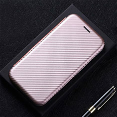 Custodia Portafoglio In Pelle Cover con Supporto N10 per Huawei P40 Oro Rosa