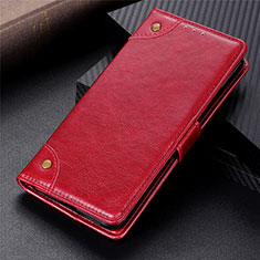 Custodia Portafoglio In Pelle Cover con Supporto N11 per Huawei P40 Pro+ Plus Rosso