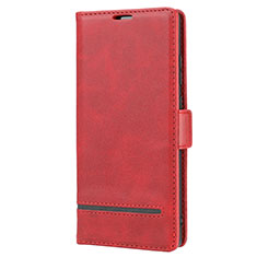 Custodia Portafoglio In Pelle Cover con Supporto N11 per Samsung Galaxy Note 20 5G Rosso
