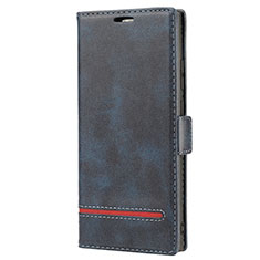Custodia Portafoglio In Pelle Cover con Supporto N11 per Samsung Galaxy Note 20 Ultra 5G Blu