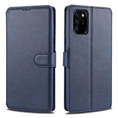 Custodia Portafoglio In Pelle Cover con Supporto N12 per Samsung Galaxy Note 20 Ultra 5G Blu