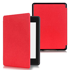 Custodia Portafoglio In Pelle Cover con Supporto per Amazon Kindle Paperwhite 6 inch Rosso