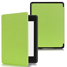 Custodia Portafoglio In Pelle Cover con Supporto per Amazon Kindle Paperwhite 6 inch Verde