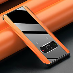 Custodia Portafoglio In Pelle Cover con Supporto per Huawei Honor 60 5G Arancione