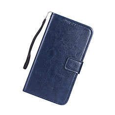 Custodia Portafoglio In Pelle Cover con Supporto per Huawei P Smart (2019) Blu