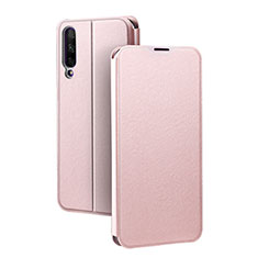 Custodia Portafoglio In Pelle Cover con Supporto per Huawei P Smart Pro (2019) Oro Rosa