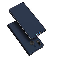 Custodia Portafoglio In Pelle Cover con Supporto per Huawei P Smart Z Blu
