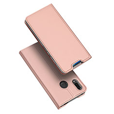 Custodia Portafoglio In Pelle Cover con Supporto per Huawei P Smart Z Oro Rosa