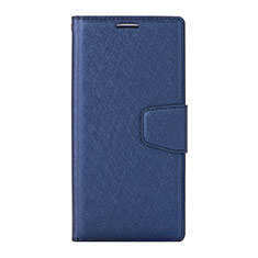 Custodia Portafoglio In Pelle Cover con Supporto per Huawei P20 Lite Blu