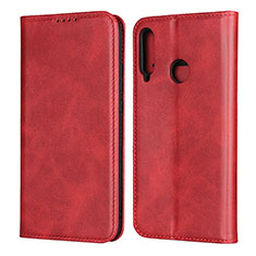 Custodia Portafoglio In Pelle Cover con Supporto per Huawei P40 Lite E Rosso