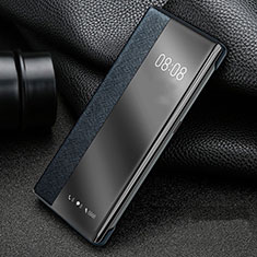 Custodia Portafoglio In Pelle Cover con Supporto per Huawei P40 Pro Blu