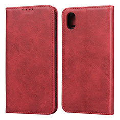 Custodia Portafoglio In Pelle Cover con Supporto per Huawei Y5 (2019) Rosso
