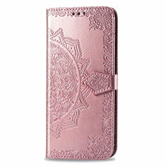 Custodia Portafoglio In Pelle Cover con Supporto per LG Stylo 6 Oro Rosa