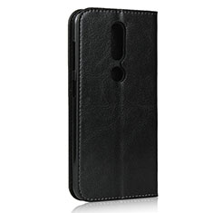 Custodia Portafoglio In Pelle Cover con Supporto per Nokia 4.2 Nero