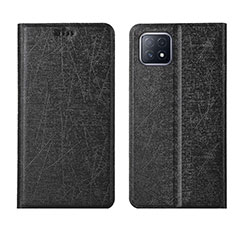 Custodia Portafoglio In Pelle Cover con Supporto per Oppo A72 5G Nero