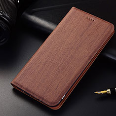 Custodia Portafoglio In Pelle Cover con Supporto per Oppo Find X Super Flash Edition Marrone