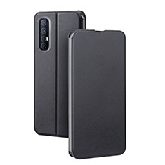 Custodia Portafoglio In Pelle Cover con Supporto per Oppo Find X2 Neo Nero