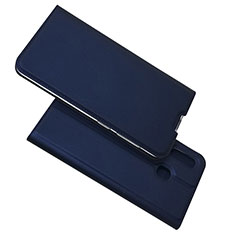 Custodia Portafoglio In Pelle Cover con Supporto per Samsung Galaxy A20 Blu