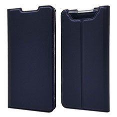 Custodia Portafoglio In Pelle Cover con Supporto per Samsung Galaxy A80 Blu
