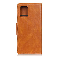 Custodia Portafoglio In Pelle Cover con Supporto per Samsung Galaxy A91 Arancione