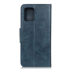 Custodia Portafoglio In Pelle Cover con Supporto per Samsung Galaxy A91 Blu
