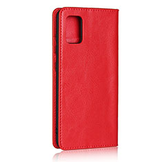 Custodia Portafoglio In Pelle Cover con Supporto per Samsung Galaxy M40S Rosso