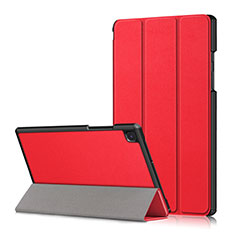 Custodia Portafoglio In Pelle Cover con Supporto per Samsung Galaxy Tab A7 Wi-Fi 10.4 SM-T500 Rosso