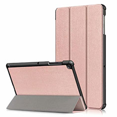 Custodia Portafoglio In Pelle Cover con Supporto per Samsung Galaxy Tab S5e Wi-Fi 10.5 SM-T720 Oro Rosa