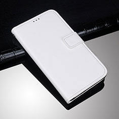 Custodia Portafoglio In Pelle Cover con Supporto per Sony Xperia 10 Plus Bianco
