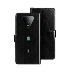 Custodia Portafoglio In Pelle Cover con Supporto per Xiaomi Black Shark 3 Nero