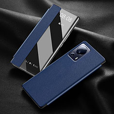 Custodia Portafoglio In Pelle Cover con Supporto per Xiaomi Civi 5G Blu