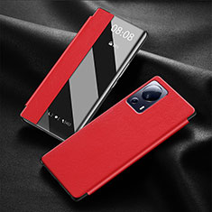 Custodia Portafoglio In Pelle Cover con Supporto per Xiaomi Civi 5G Rosso