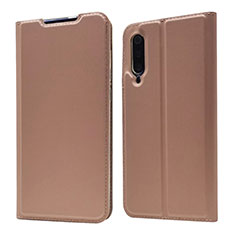 Custodia Portafoglio In Pelle Cover con Supporto per Xiaomi Mi 9 Pro Oro Rosa